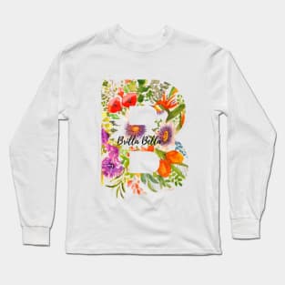 Brilla con bonitos colores acuarelas de verano Long Sleeve T-Shirt